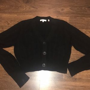 Vince 100% cashmere cropped cardigan sweater large